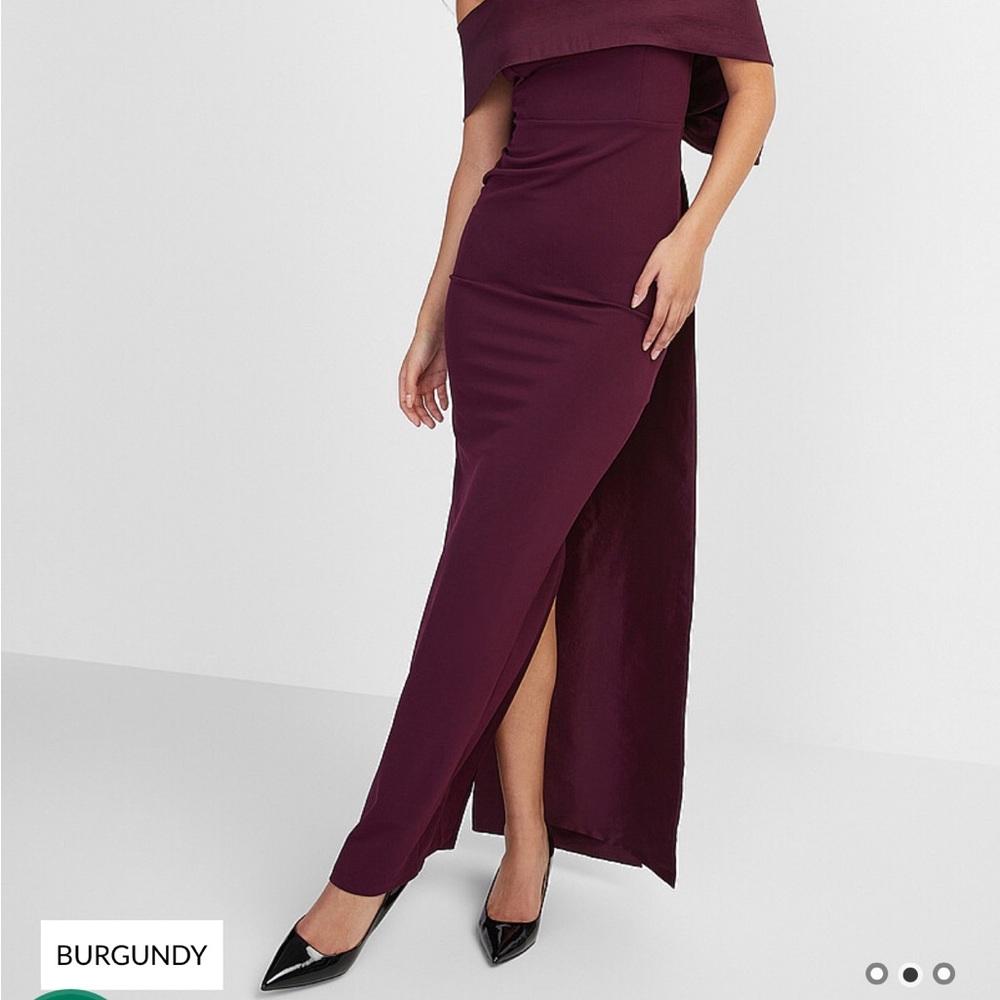 Simons Deep Burgundy Dress
